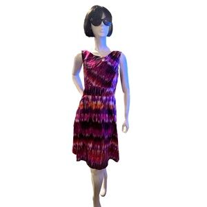 Calvin Klein Summer Knee Length Cotton Sheath Dress Size 10